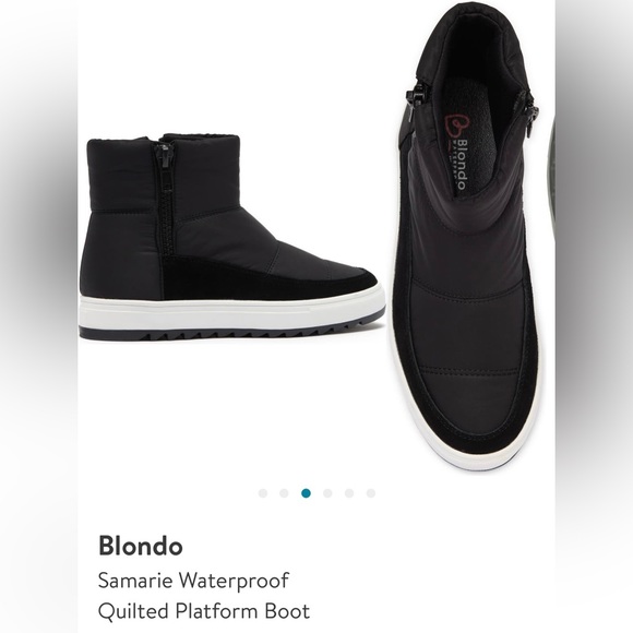 Blondo Samarie Waterproof Quilted Platform Boots - Size 9.5 - Picture 1 of 4